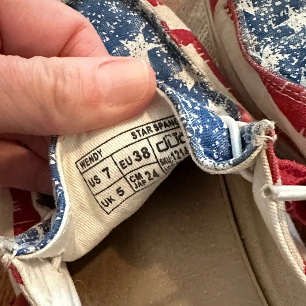 Hey Dude Kids Shoes - Starry Red, Blue, and Classic Tan